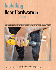Installing Door Hardware E-Copy