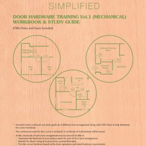 DOOR HARDWARE TRAINING WORKBOOK & STUDY GUIDE